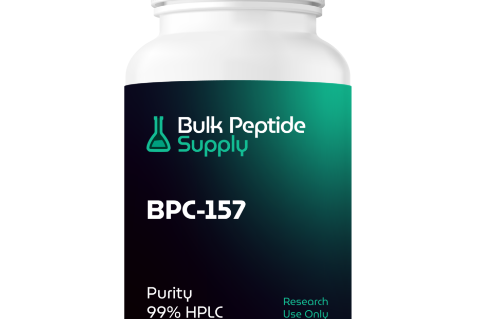 BPC-157 research capsule bottle