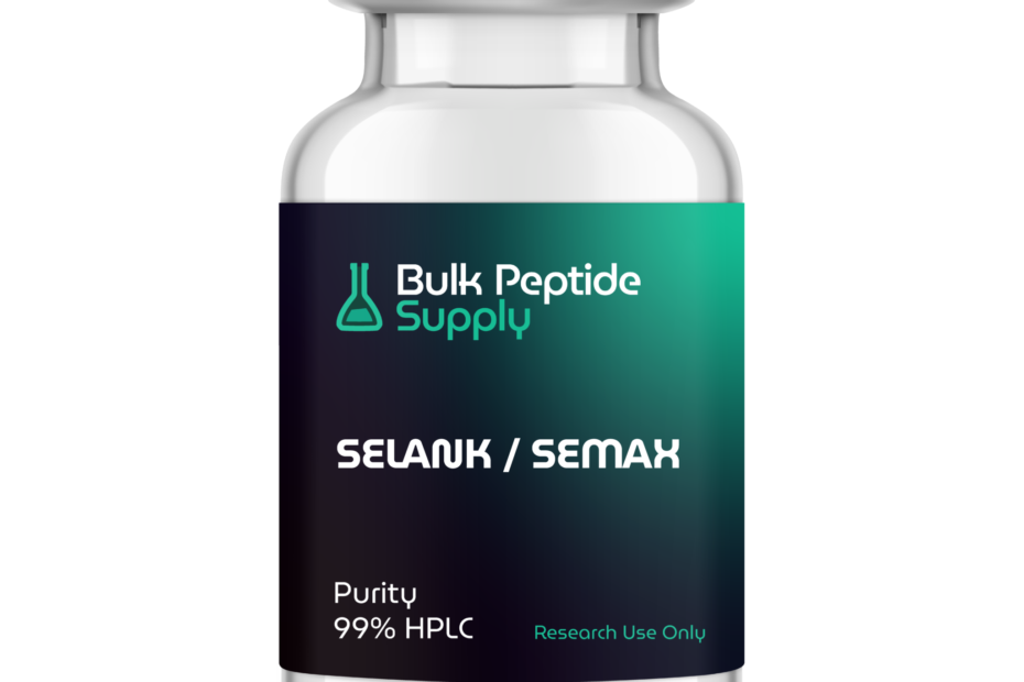 Selank and Semax research blend vial